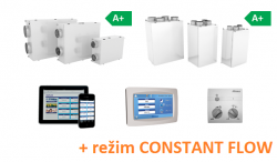 Kompaktn rekuperan jednotka ATREA DUPLEX 580 ECV5.AM.CF + reim Constant Flow