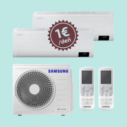 Multisplit SAMSUNG (2,5 / 2,5 kW) Comfort + Comfort - AR09TXFCAWKNEU/AR09TXFCAWKNEU + AJ040TXJ2KG/EU