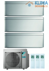 Multisplit DAIKIN (3,5/ 2,0 / 2,0 kW) Stylish + Stylish + Stylish - FTXA35BS/FTXA20BS/FTXA20BS + 3MXM52A